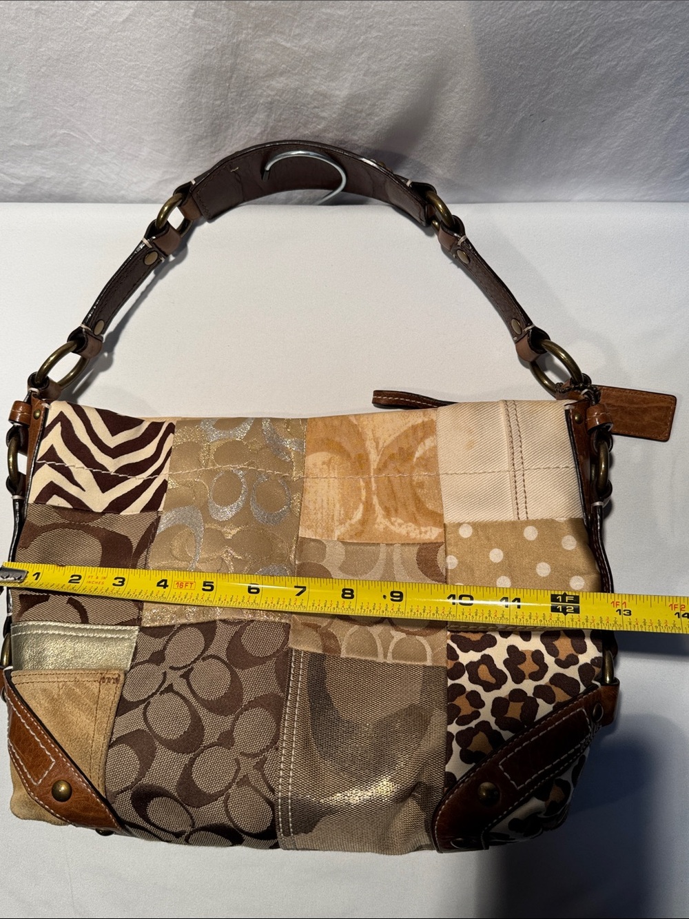 Coach Carly 10814 Y2K Patchwork Hobo Shoulder bag - Picture 11 of 14